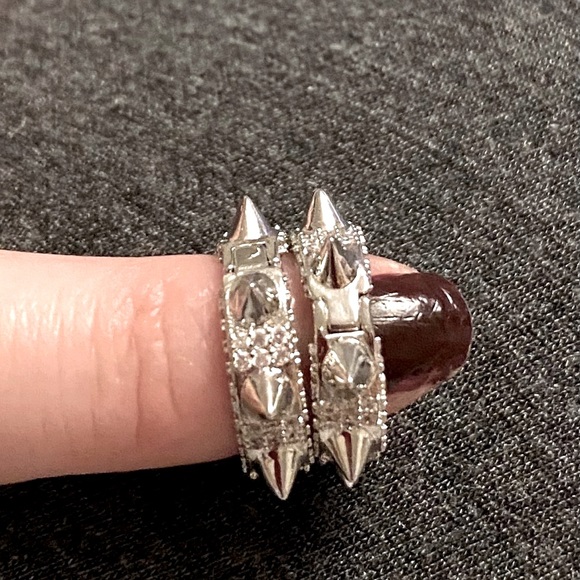 The Too Cool for School Sterling silver stud huggie earrings - Picture 10 of 11